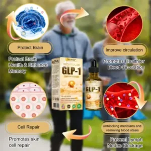 TOOYES® Metatrolide & Moringa GLP-1 activation, Apple cider vinegar, Turmeric Herbal Oral Liquid: Obesity,Cardiovascular Diseas, Diabetes, Sleep Apnea, Joint Problems, and More