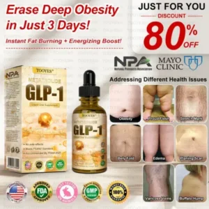 TOOYES® Metatrolide & Moringa GLP-1 activation, Apple cider vinegar, Turmeric Herbal Oral Liquid: Obesity,Cardiovascular Diseas, Diabetes, Sleep Apnea, Joint Problems, and More