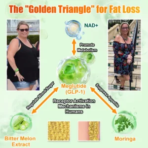 Official Store | TOOYES® Meglutide GLP-1 Activating Oral Solution-Moringa • NAD+ •Yerba Mate-Natural Support for Slimming Anti-Aging & Sugar Metabolis