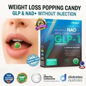 𝐏𝐄𝐀𝐊𝐀® 𝐆𝐋𝐏-𝟏 Slimming & Health Ultra Concentrated Essence Liquid Pearls – With NAD+ · Moringa · ACV · Keto BHB (✅ Support for obesity, diabetes, and heart health)⚡🧡