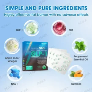 𝐏𝐄𝐀𝐊𝐀® 𝐆𝐋𝐏-𝟏 Slimming & Health Ultra Concentrated Essence Liquid Pearls – With NAD+ · Moringa · ACV · Keto BHB (✅ Support for obesity, diabetes, and heart health)⚡🧡