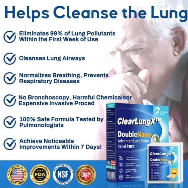 😽✨𝐎𝐟𝐟𝐢𝐜𝐢𝐚𝐥 𝐒𝐭𝐨𝐫𝐞:ClearLungX™ 𝐃𝐨𝐮𝐛𝐥𝐞𝐍𝐚𝐧𝐨 𝐀𝐝𝐯𝐚𝐧𝐜𝐞𝐝 𝐋𝐮𝐧𝐠 𝐃𝐞𝐭𝐨𝐱 𝐑𝐞𝐥𝐢𝐞𝐟 𝐏𝐚𝐭𝐜𝐡💝𝐅𝐃𝐀 𝐀𝐩𝐩𝐫𝐨𝐯𝐞𝐝