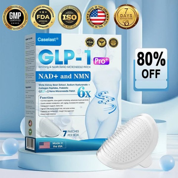 Caselast® GLP-1 & NAD+ Slimming & health NANO MICRONEEDLE PATCH🇺🇸(Zero Pain. 24/7 Release | Lose 20lbs FAST | 90% Sugar Drop | )👨‍⚕️