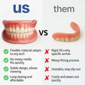 NESLEMY™ Custom-Fit Functional Dentures – Perfectly Fitted in Minutes at Home