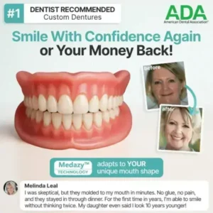 【OFFICIAL STORE】Medazy™ Custom-Fit Full Functional Dentures