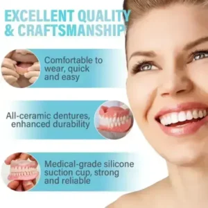 ✅Official Store | Seurico™ Silicone Full Denture Set – Recommended by the American Dental Association (ADA)