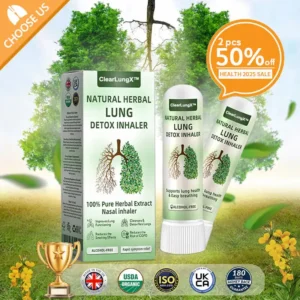 ✅Official Store:ClearLungX™ Natural Lung Inhaler 🌿 Fast Relief for Cough, Congestion, and Shortness of Breath