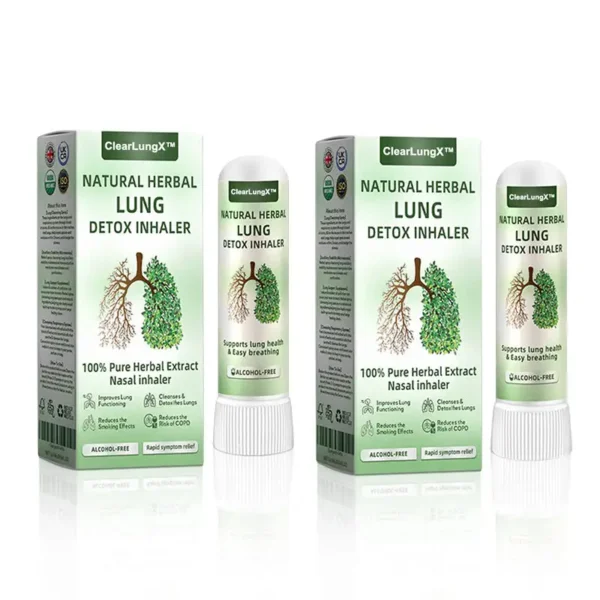 ✅Official Store:ClearLungX™ Natural Lung Inhaler 🌿 Fast Relief for Cough, Congestion, and Shortness of Breath