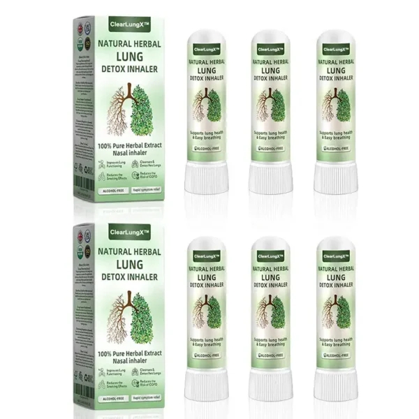 ✅Official Store:ClearLungX™ Natural Lung Inhaler 🌿 Fast Relief for Cough, Congestion, and Shortness of Breath