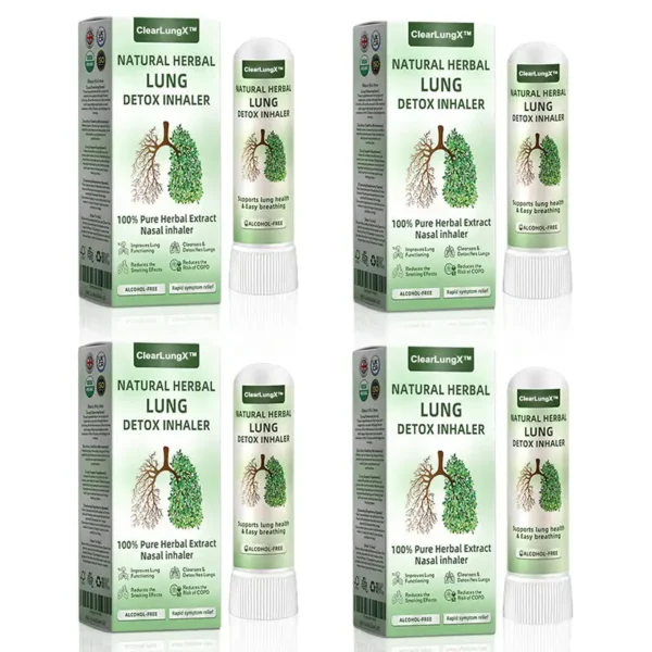 ✅Official Store:ClearLungX™ Natural Lung Inhaler 🌿 Fast Relief for Cough, Congestion, and Shortness of Breath