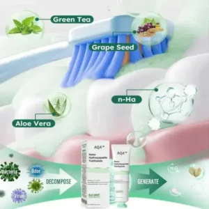 AQA™ Fluoride-Free Nano Hydroxyapatite Toothpaste